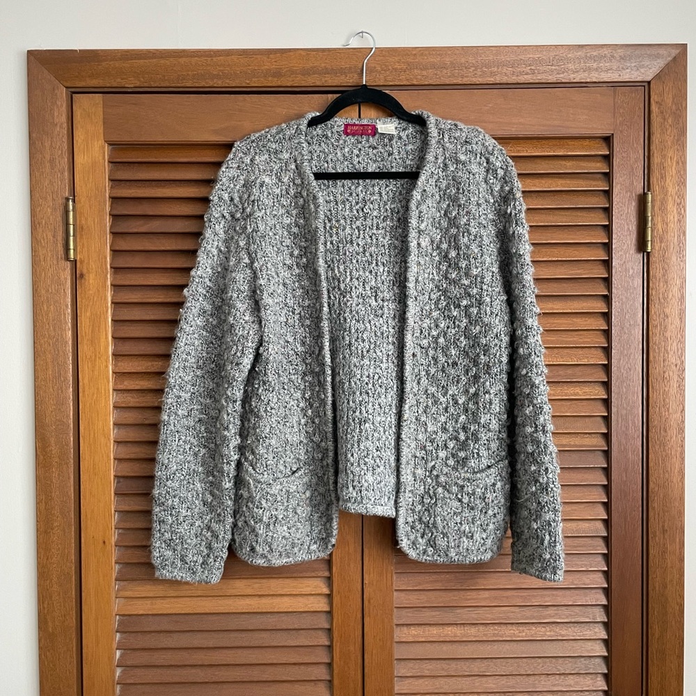 Vintage Bubble Wool Cardigan